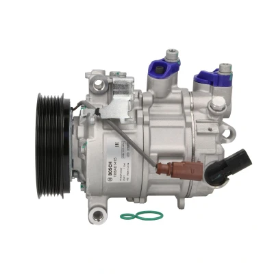 Afbeelding van BOSCH 1 986 AD1 415 AC Compressor 12V PS R1 R1234yf, R134a Met montagehandleiding, afdichtring