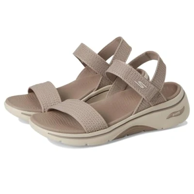 Afbeelding van Skechers Go Walk Arch Fit 2.0 Zandal Dames Sandalen Taupe