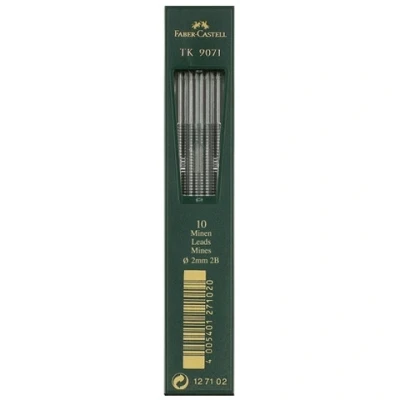 Image de Faber Castell TK 9071 mines, noir foncé, dureté: 2B, 2mm
