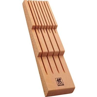 Afbeelding van Zwilling messenhouder voor laden, 8 messen, 41 x 10,8 4,8 cm, hout