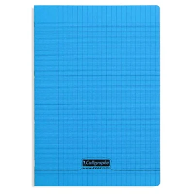 Afbeelding van Clairefontaine 18132C schrift Calligraph 48 vellen, DIN A4, 21 x 29,7cm, 90 g, Franse liniatuur, 1 stuk, blauw