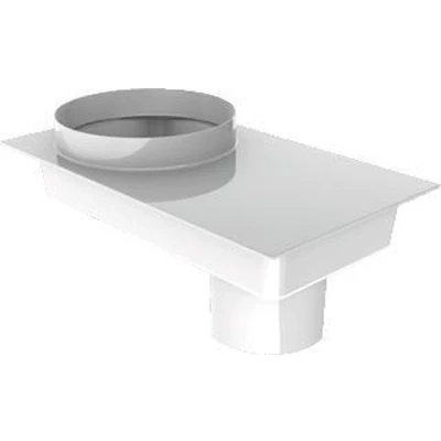 Afbeelding van Burgerhout adapter 80 x 80/125 Wit