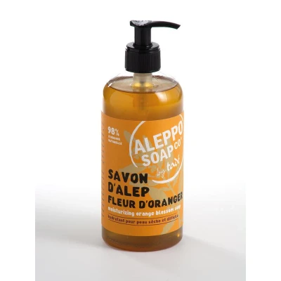 Afbeelding van Aleppo Soap Co. Fleur D&#039;Oranger Liquid Orange Blossom Gel 500ml