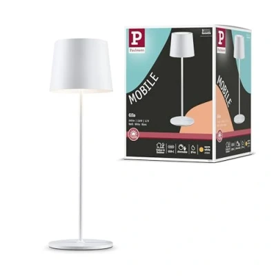 Image de Paulmann Gilo Portable Lampe de Table IP44 Matt Blanc
