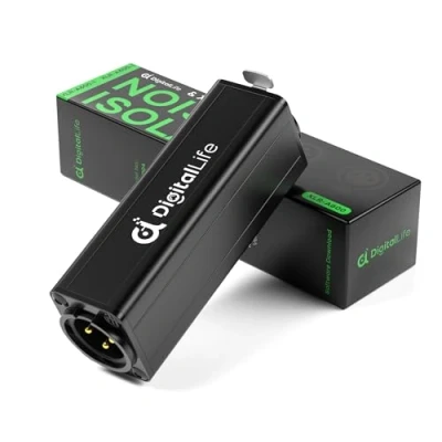 Afbeelding van DigitalLife Single Channel XLR Audio Ground Loop Noise Isolator (Hum Eliminator Passive, A600 I, M/F)
