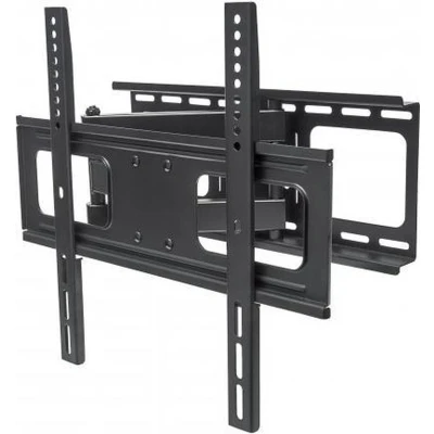 Afbeelding van Manhattan 461252 TV beugel Voor curved TVs, Kantelbaar, Zwenkbaar, Variabele afstand tot de muur, Verstelbare ondersteun 81,3 cm (32) 139,7 (55)