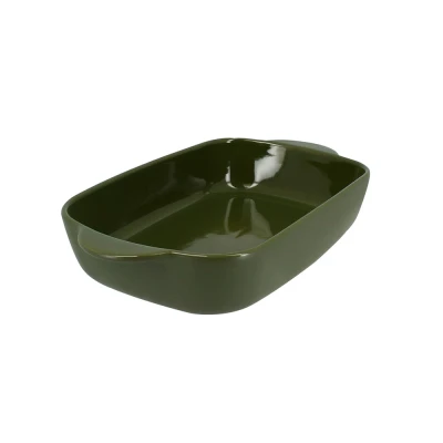 Afbeelding van Ogo Living Octave Ovenschaal 33x20cm Groen Aardewerk