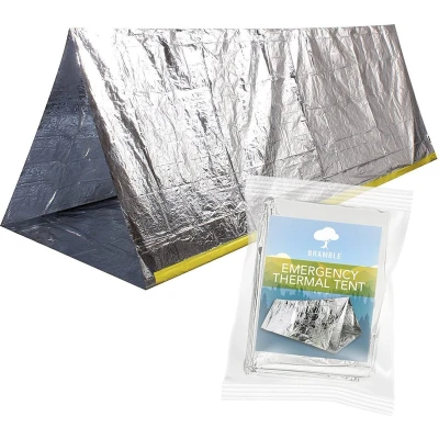 Afbeelding van Bramble Survivaltent 240 X 150 Cm Aluminium Grijs