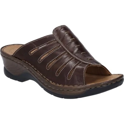 Afbeelding van Josef Seibel Catalonia Clogs, Dames, Maat: 40, Brown Leer