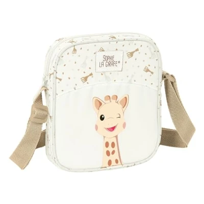 Afbeelding van Schoudertas Sophie la Girafe Beige 16 x 18 4 cm