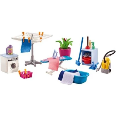 Afbeelding van Playmobil Wasruimte inrichting (folieverpakking) 6557