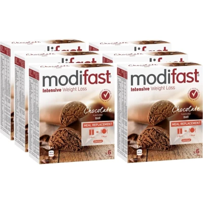 Afbeelding van 6x Modifast Intensive Reep Melk Chocolade 6 x 31 gr