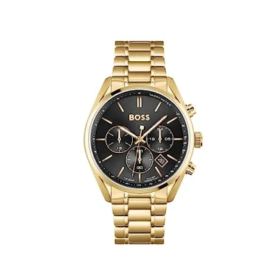 Afbeelding van BOSS Champion Chronograaf goldcoloured, Heren, Maat: One Size, Gold coloured