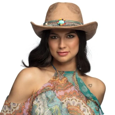 Afbeelding van Boland Cowboy hoed Festival Bruin 59 Volwassenen Unisex Western