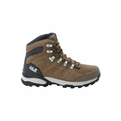 Afbeelding van Jack Wolfskin Refugio Texapore MID Outdoorschoenen, Dames, Maat: 40.5, Brau Leer