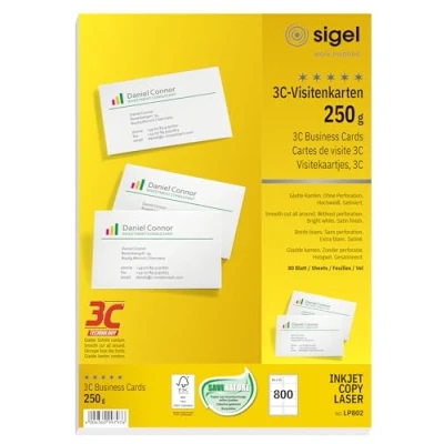 Image de Sigel LP802 cartes de visite 800 carte(s)