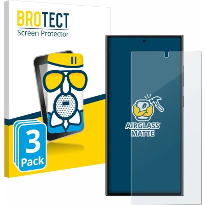 Afbeelding van BROTECT Screenprotector voor Samsung Galaxy S24 Ultra Folie Beschermfolie Beschermglas matte (3 Stuks)