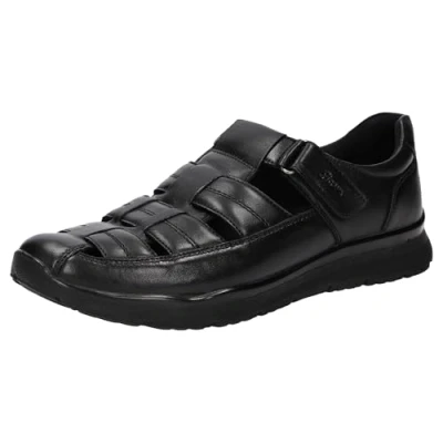 Afbeelding van Sioux Romedius Outdoorsandalen, Heren, Maat: 40, Schwarz Leer