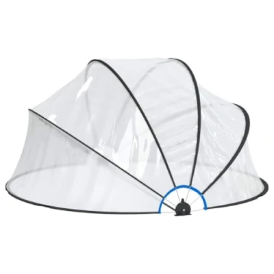 Afbeelding van Zwembadoverkapping rond 315x158 cm PVC