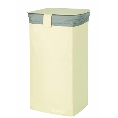 Afbeelding van Spirella Wasmand Classic XXL waszak 75 liter wit met afneembare