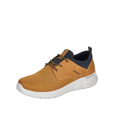 Afbeelding van Rieker B7371 Herensneakers, Geel.