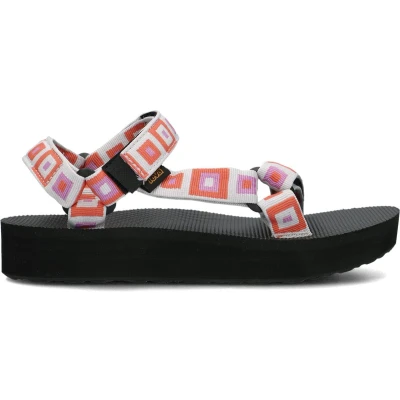 Afbeelding van Teva Midform Universal Outdoorsandalen, Dames, Maat: 36, Orange/rose Textiel