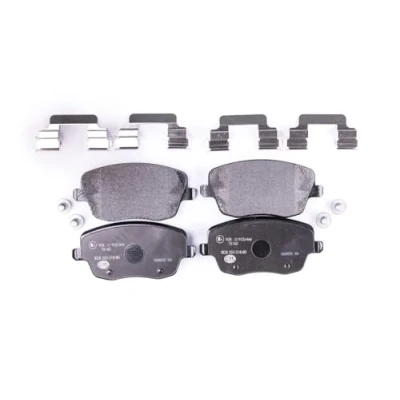 Afbeelding van HELLA 8DB 355 018 801 Remblokkenset Niet geschikt voor slijtage waarschuwingscontact Met remzadelschroef toebehoren VOLKSWAGEN: Polo IV Hatchback