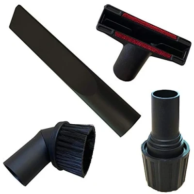Afbeelding van Set van 4 universele stofzuigerborstels met Vario adapter geschikt voor AEG, Electrolux, Bosch, Dirt Devil, EIO, Einhell, Miele, Kärcher, Hoover, LG, Nilfisk, Rowenta, Siemens