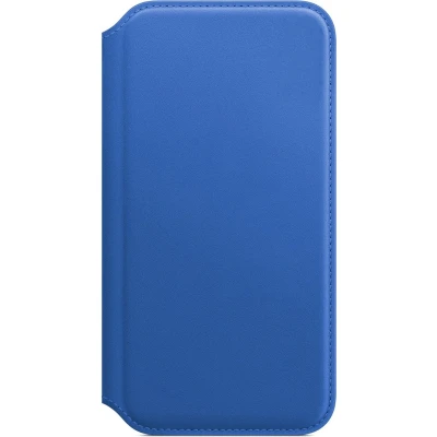 Afbeelding van Apple Leren Folio Hoesje iPhone X Electric Blue