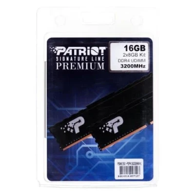 Image de Mémoire RAM Patriot Memory Signature Premium PSP416G3200KH1 16Go (2x8Go) DDR4 3200MHz CL22 Noir