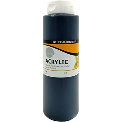 Afbeelding van Simply Acryl, Zwart, 750 ml