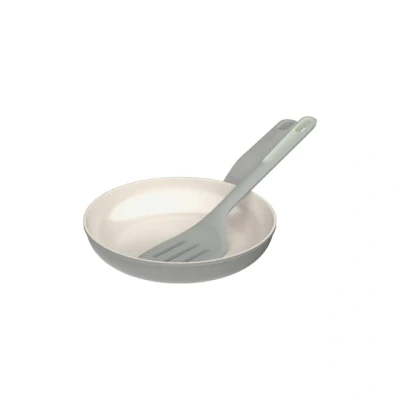 Afbeelding van LEO RECYCLED Braadpan antikleef Balance Moonmist 24cm met bakspaan