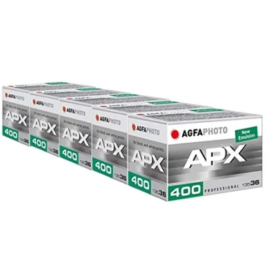Afbeelding van AgfaPhoto APX 400 135 36 Negatieve fim S/W in 5 pack, AG6A4360