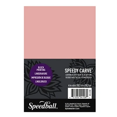 Afbeelding van Speedball Speedy Carve Snijplaat, Overige, Roze, 4