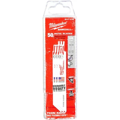 Afbeelding van Milwaukee Reciprozaagbladzaagblad 150 / 1,8 Mm (50 Stuks)