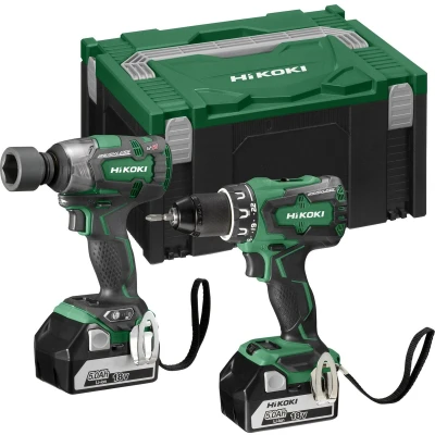 Afbeelding van HiKOKI combopack 18V KC18DPL WDZ DS18DBSL / WR18DBDL2 2 x 5,0Ah hsc