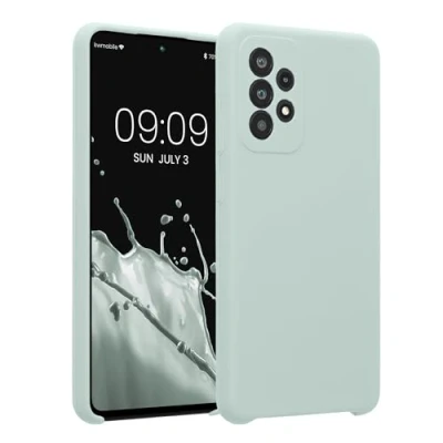Afbeelding van kwmobile Housse compatible avec Samsung Galaxy A52 / 5G A52s coque de téléphone protection souple en TPU silicone cool mint