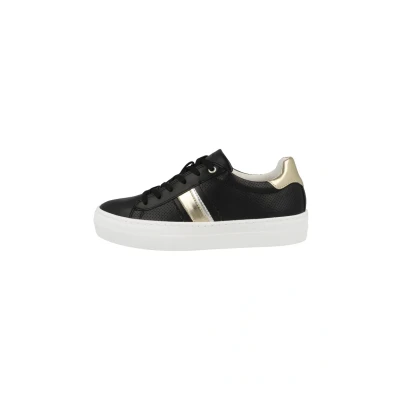 Afbeelding van Geox d Claudin A Sneakers laag, Dames, Maat: 38, Black platinum vwa bcc Hoogwaardig imitatieleer