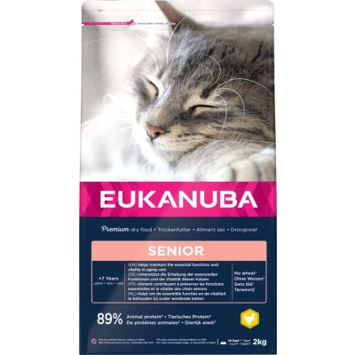 Afbeelding van Eukanuba Kat Top Condition 7+ Senior Kip Lever 2 kg