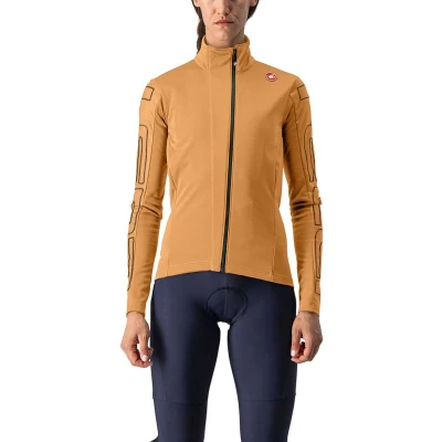 Afbeelding van Castelli TRANSITION fietsjas Dames MELON/MILITARY GREEN Vrouwen maat M