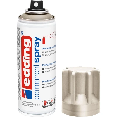 Afbeelding van Edding Permanent Spray 5200, 200 ml, champagne goud mat