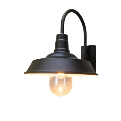 Afbeelding van Wandlamp trapani E27 zwart Konstsmide
