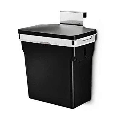 Afbeelding van Simplehuman In Cabinet Prullenbak Kunststof 10L Zwart