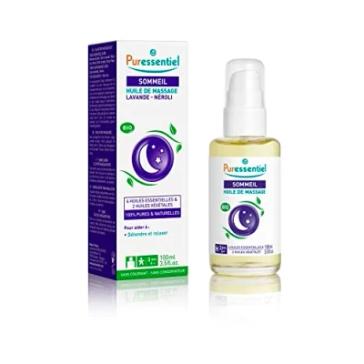 Afbeelding van Puressentiel Mass.olie Lavendel neroli Bio 100ml