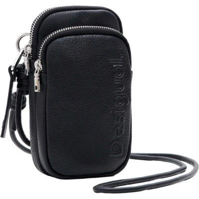Afbeelding van Desigual MONE HALF FW24 CONT Telefoonhoesje, Dames, Maat: One Size, Black