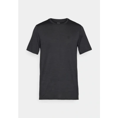 Afbeelding van Fjällräven Abisko Lite SS Shirt Heren Black L Zwart Outdoor