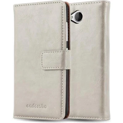 Afbeelding van Cadorabo Hoesje geschikt voor Nokia Lumia 650 in CAPPUCCINO BRUIN Beschermhoes met magnetische sluiting, standfunctie en kaartvakje Book Case Cover Etui