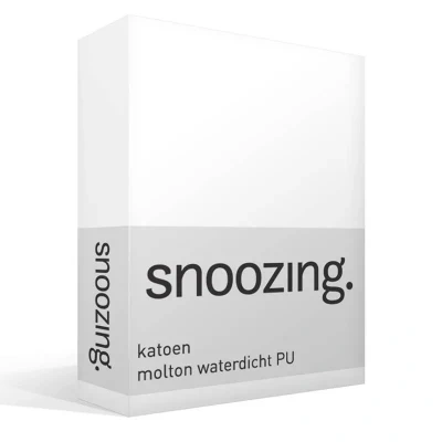 Afbeelding van Snoozing Molton Waterdicht Topper Hoeslaken Eenpersoons 100x210/220 cm Wit