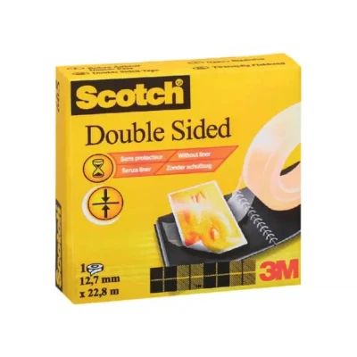 Afbeelding van Plakband Scotch 665 12mmx22.8m dubbelzijdig