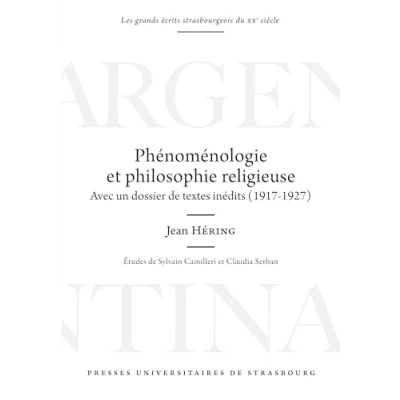 Afbeelding van PHENOMENOLOGIE ET PHILOSOPHIE RELIGIEUSE AVEC UN DOSSIER DE